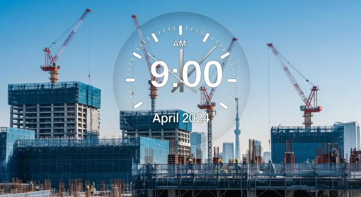 建設業の2024年問題と時間外労働の上限規制に対応する東京の行政書士